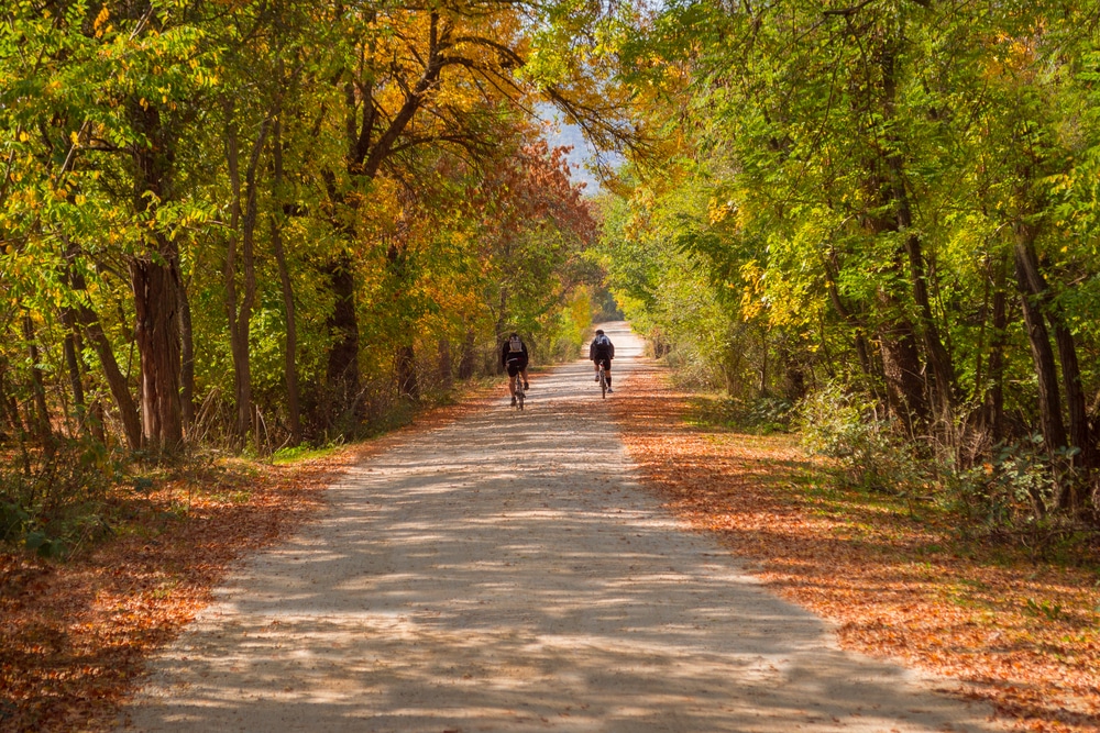 Unique Hotels Near Sharon, PA, for Romantic Getaway 7 One of the most unique hotels near Sharon for your romantic getaways this year. Two cyclists on a fall trail